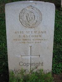 Dar Es Salaam War Cemetery - Estwick, E